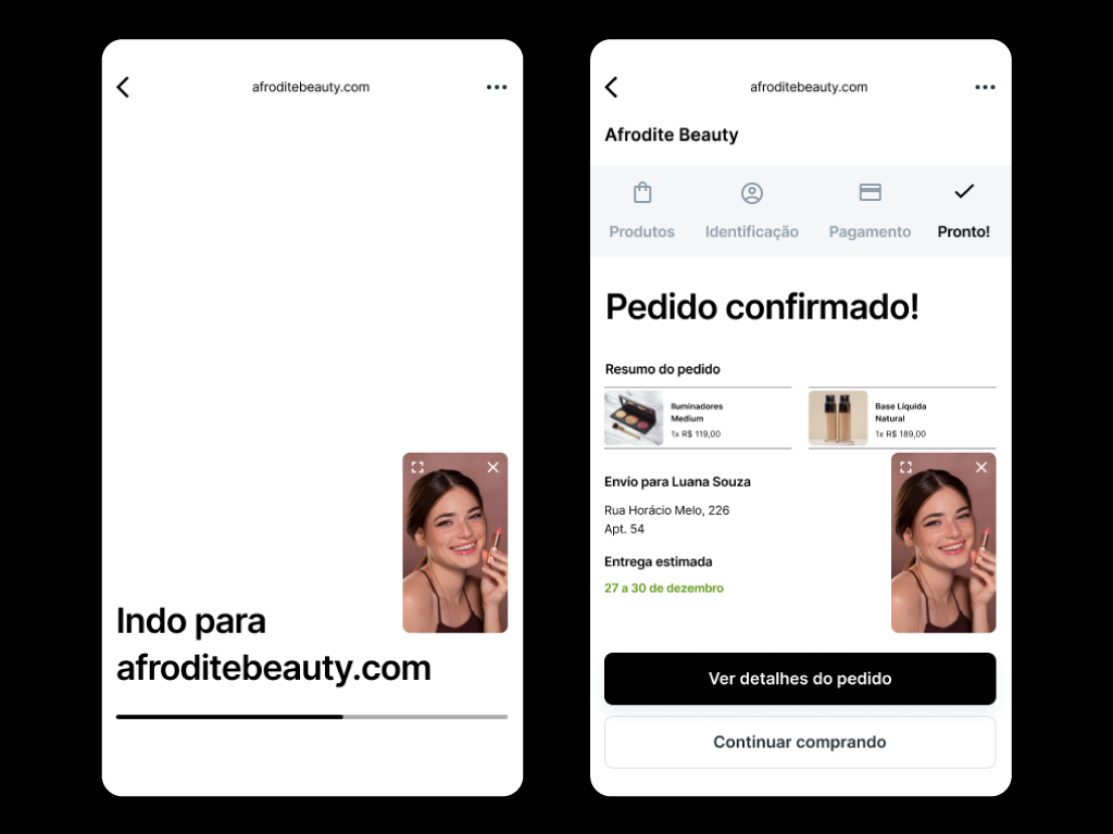 Solucao Checkout via Webview